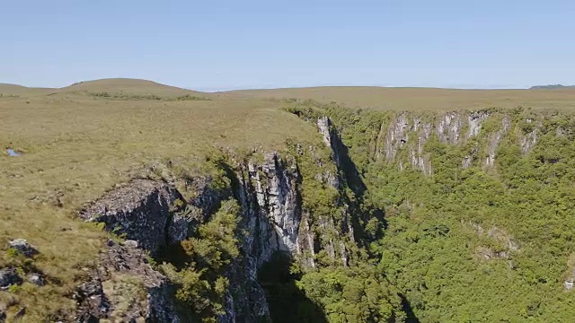 Itaimbezinho峡谷Cambará do Sul, RS，巴西视频素材