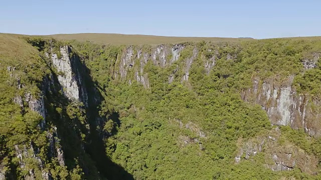 Itaimbezinho峡谷Cambará do Sul, RS，巴西视频素材