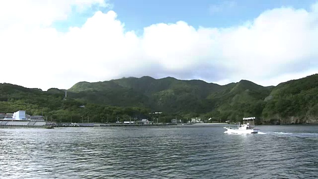 日本Ogasawara的chi泡沫山视频素材