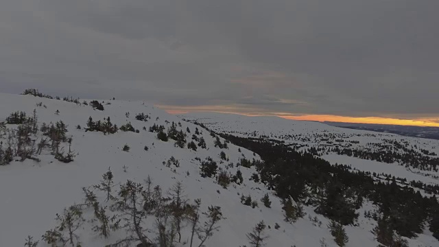 冬季景观雪乡视频素材