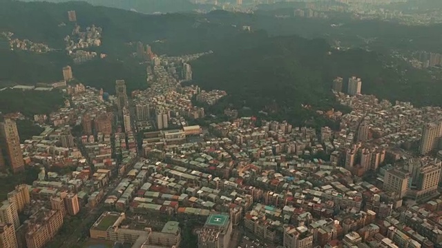 台湾台北市鸟瞰图视频素材