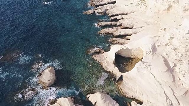 美丽的海景鸟瞰图视频素材