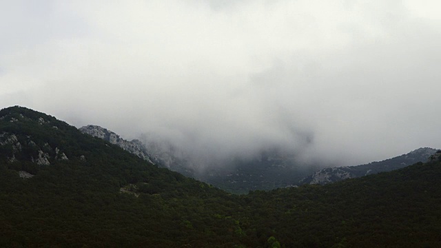 坎迪纳山，坎塔布里亚海，利恩多，利恩多山谷，坎塔布里亚，西班牙，欧洲视频素材