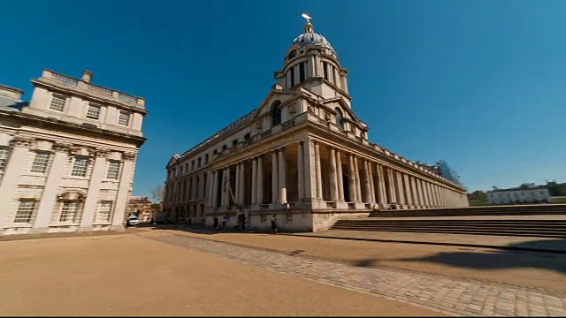 皇家海军学院，格林威治，伦敦，英国视频素材