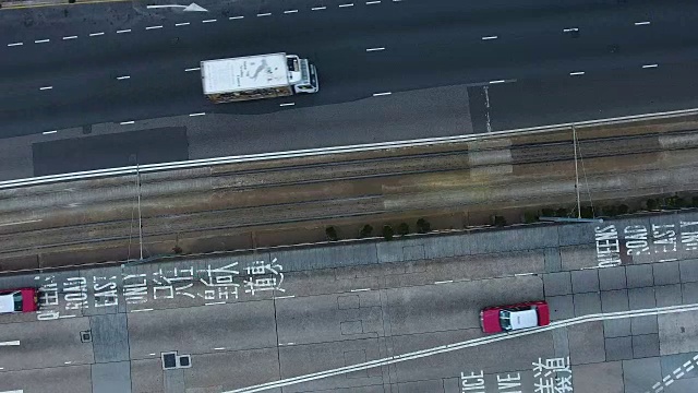 香港的十字路口视频素材