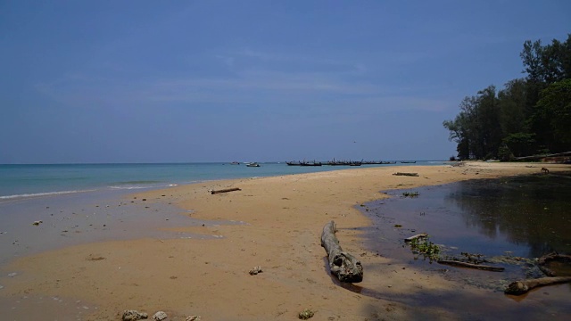 美丽的热带海滩和大海视频素材