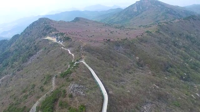 2018年4月26日-2018年4月26日金达拉杜鹃花盛开在Biseul山，大秋，韩国，亚洲视频素材