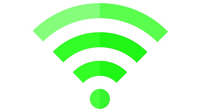 标志Wifi标志，标志无线上网环绿色视频素材