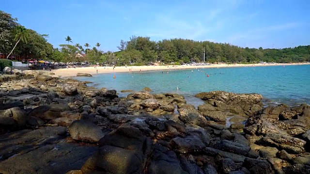 泰国普吉岛的热带海滩和大海视频素材