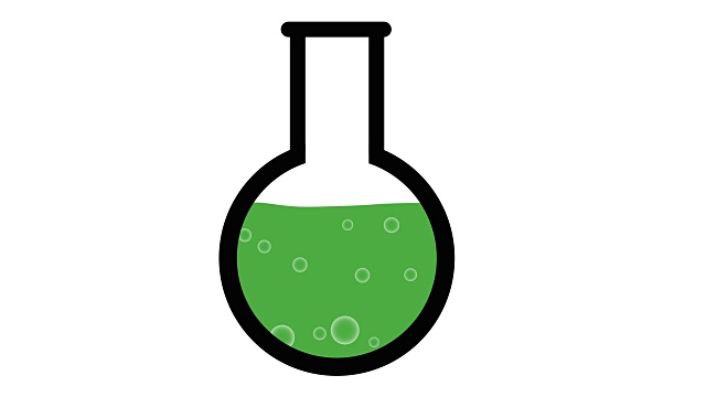 魔术科学药剂图形绿色泡泡视频素材