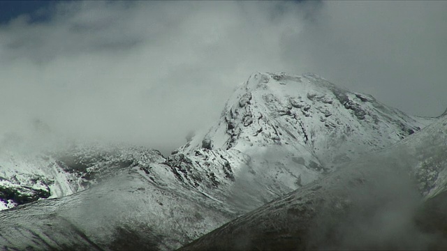 CU ZO WS雪峰河谷/西藏农村视频素材