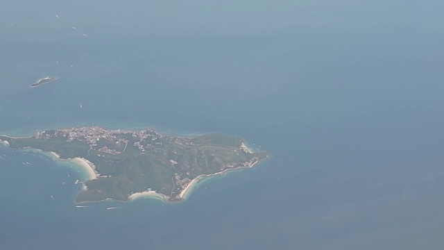 鸟瞰图的岛屿和大海，泰国视频素材