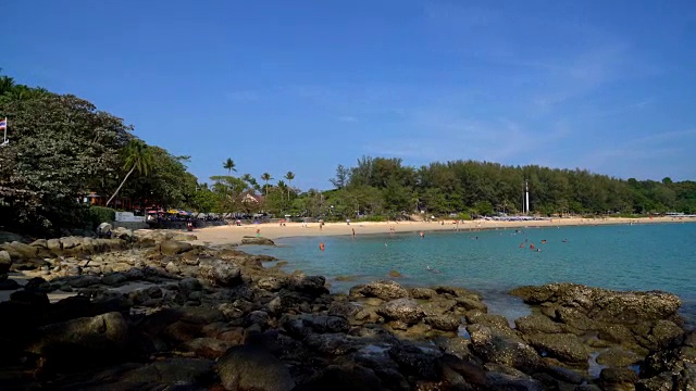 泰国普吉岛的热带海滩和大海视频素材