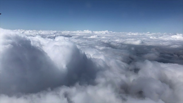 云层鸟瞰图视频素材