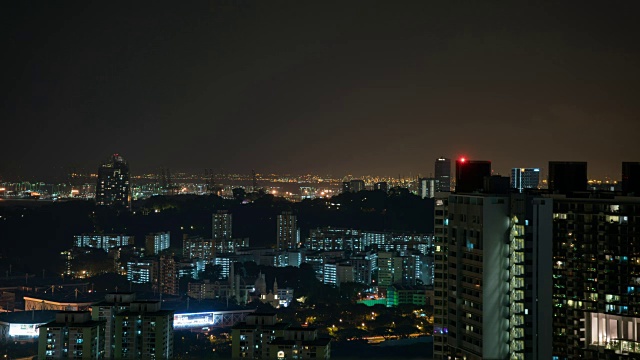 夜深人静，时光流逝视频素材