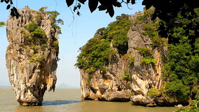 James Bond Island Khao Phing Kan, Ko Tapu, 攀牙湾, 泰国视频下载