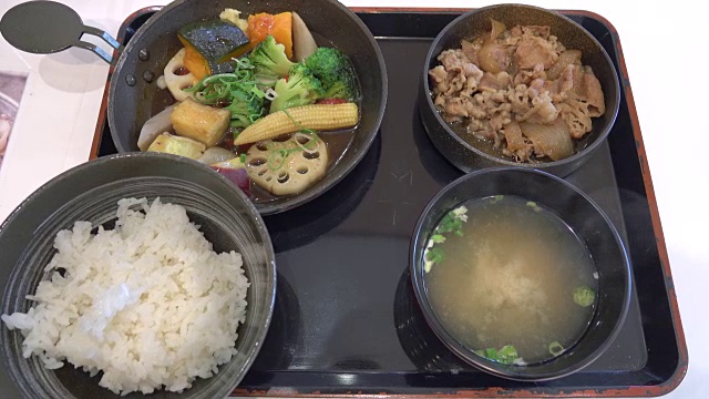 4 k:日本食品视频素材