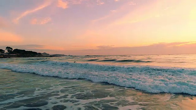 海上日落视频素材