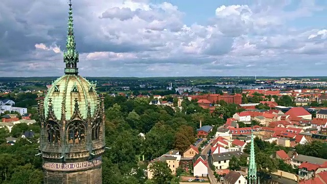 城堡教堂(Schlosskirche)在路德城威登堡视频素材