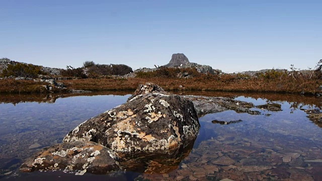 小高山冰斗湖视频素材