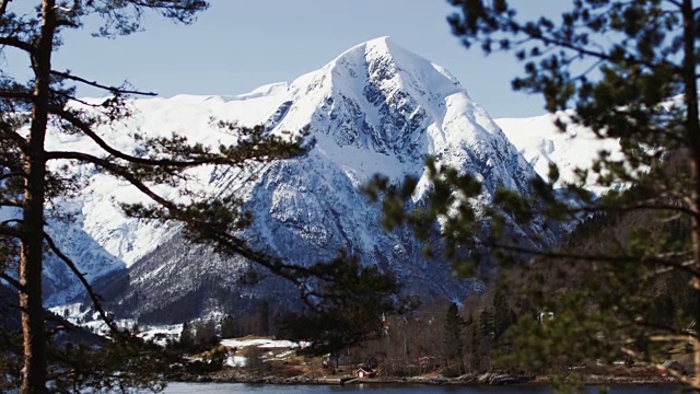 挪威的风景和景观:索格尼峡湾地区视频素材