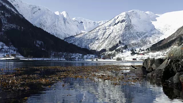 挪威的风景和景观:索格尼峡湾地区视频素材