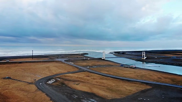 冰岛Jokulsarlon的冰山视频素材