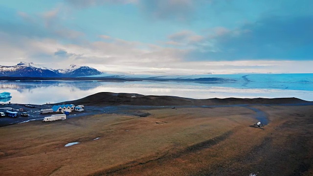 冰岛Jokulsarlon的冰山视频素材