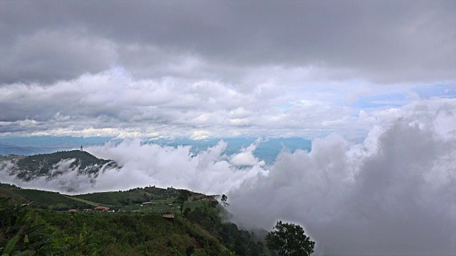 4K:航拍泰国富寿的绿色山谷视频素材