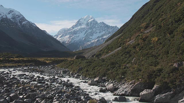 欧拉奇山。库克来自胡克谷视频素材