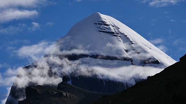 西藏，喜马拉雅山，冈仁波齐山视频素材