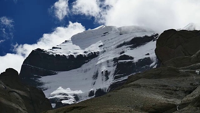 西藏，喜马拉雅山，冈仁波齐山视频素材