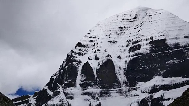 西藏，喜马拉雅山，冈仁波齐山视频素材