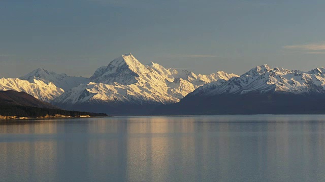 库克山和普卡基湖视频素材