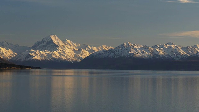 库克山和普卡基湖视频素材