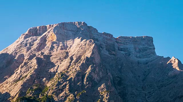 山峰,间隔拍摄视频素材