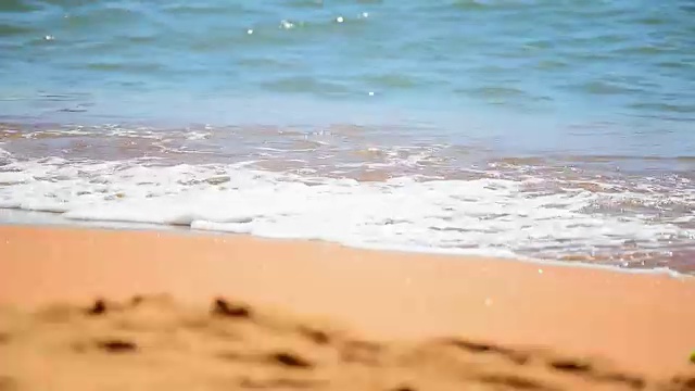 海滩和海边景色优美视频素材