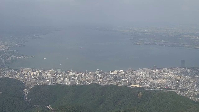 天线，琵琶湖，日本志贺视频素材