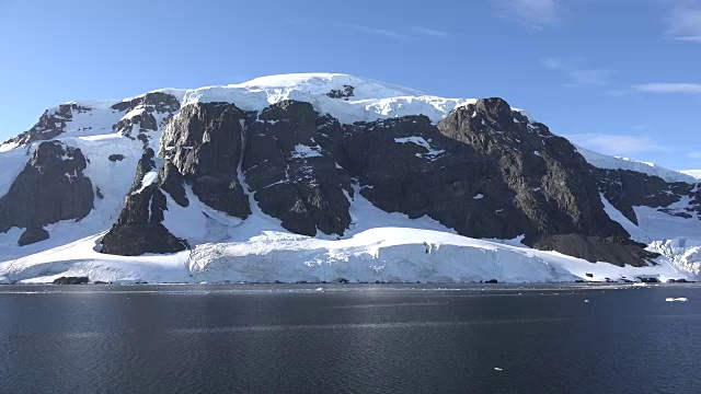 南极黑山时间流逝视频素材