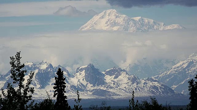 阿拉斯加德纳里山，放大视频素材