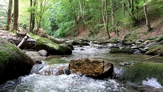 高山流水视频素材