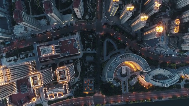 住宅建筑鸟瞰图视频素材