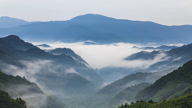 雪山云海美景视频素材