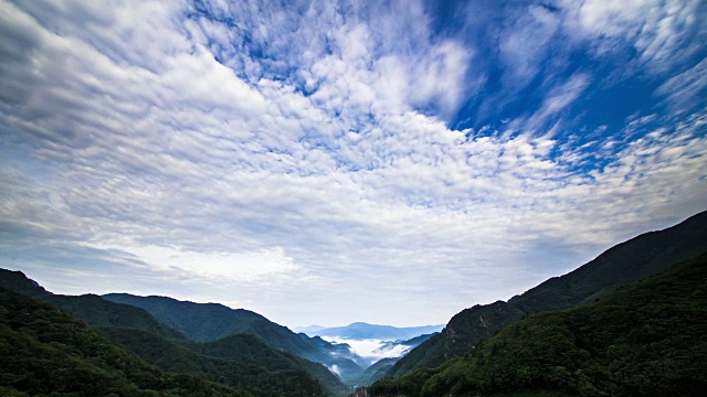 观雪山和云视频素材