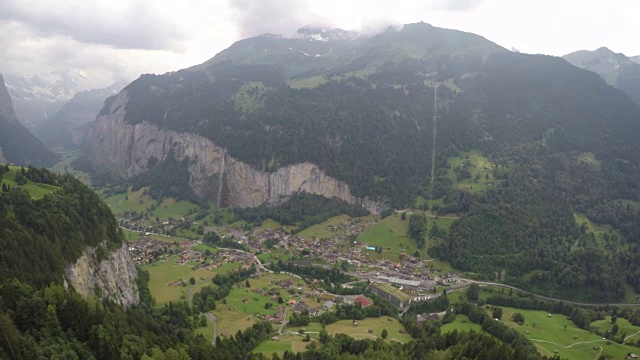 Lauterbrunnen村,瑞士视频素材