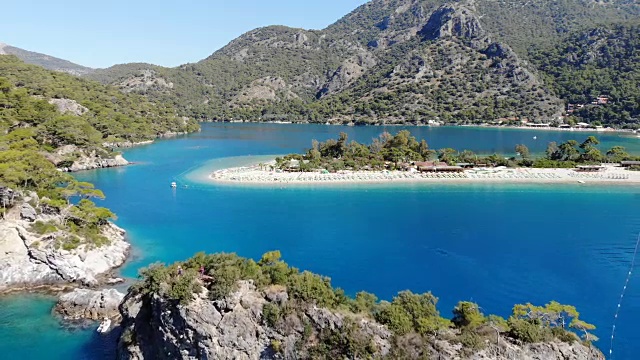 蓝色的航行。蓝色的巡航。Oludeniz来自土耳其Fethiye。视频素材