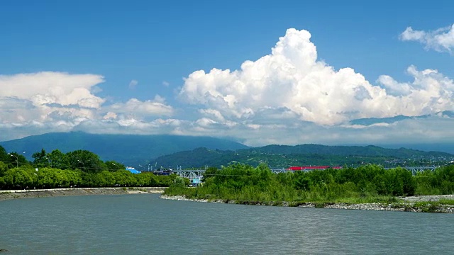 山河景色视频素材