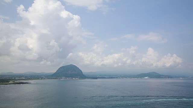 济州岛三帮山海景观视频素材