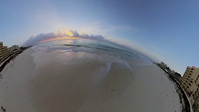 大海和日落视频素材