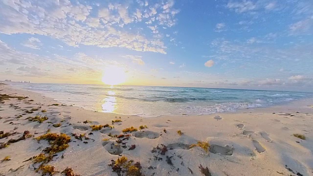 大海和日落视频素材